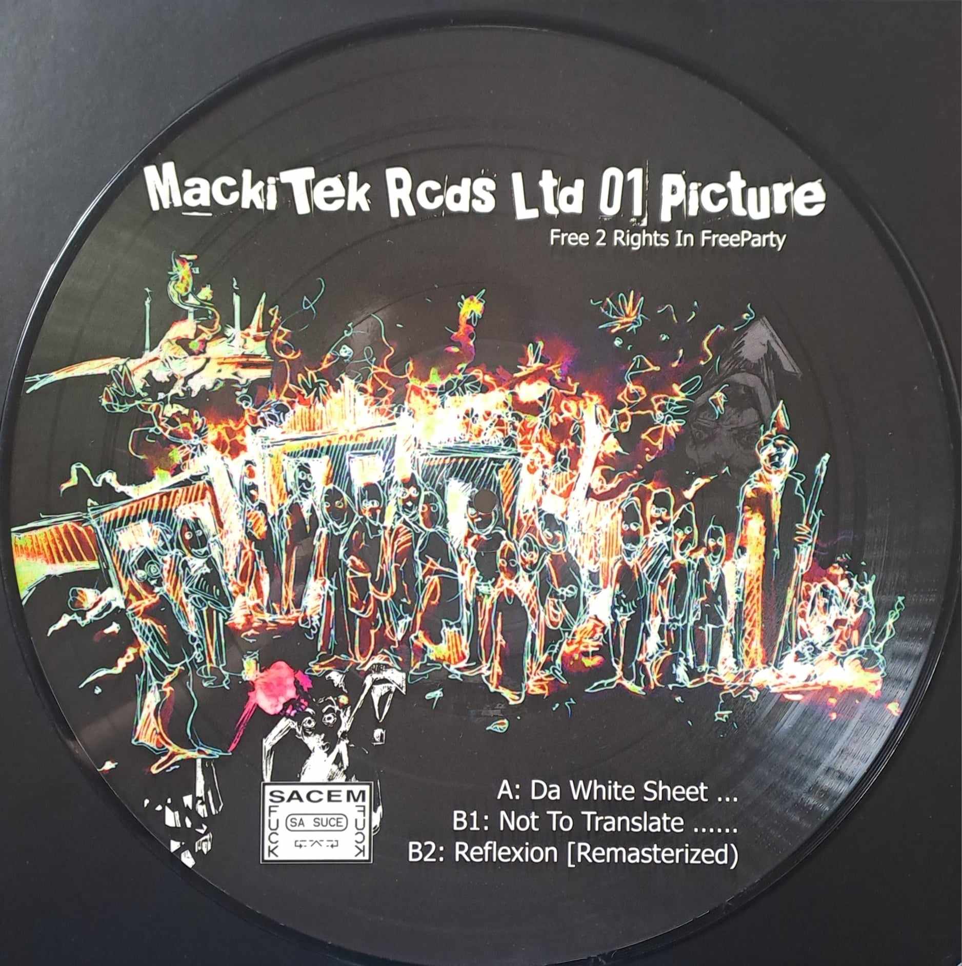 Mackitek Records LTD 01 (Picture) - vinyle freetekno